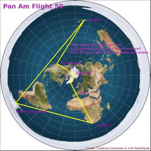 Pan Am Flight 50 on a FE map